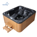 Customize big size garden luxury relax hot tub spa bath 5 person outdoor whirlpool hot tub at cheap price